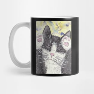 Happy cat art Mug